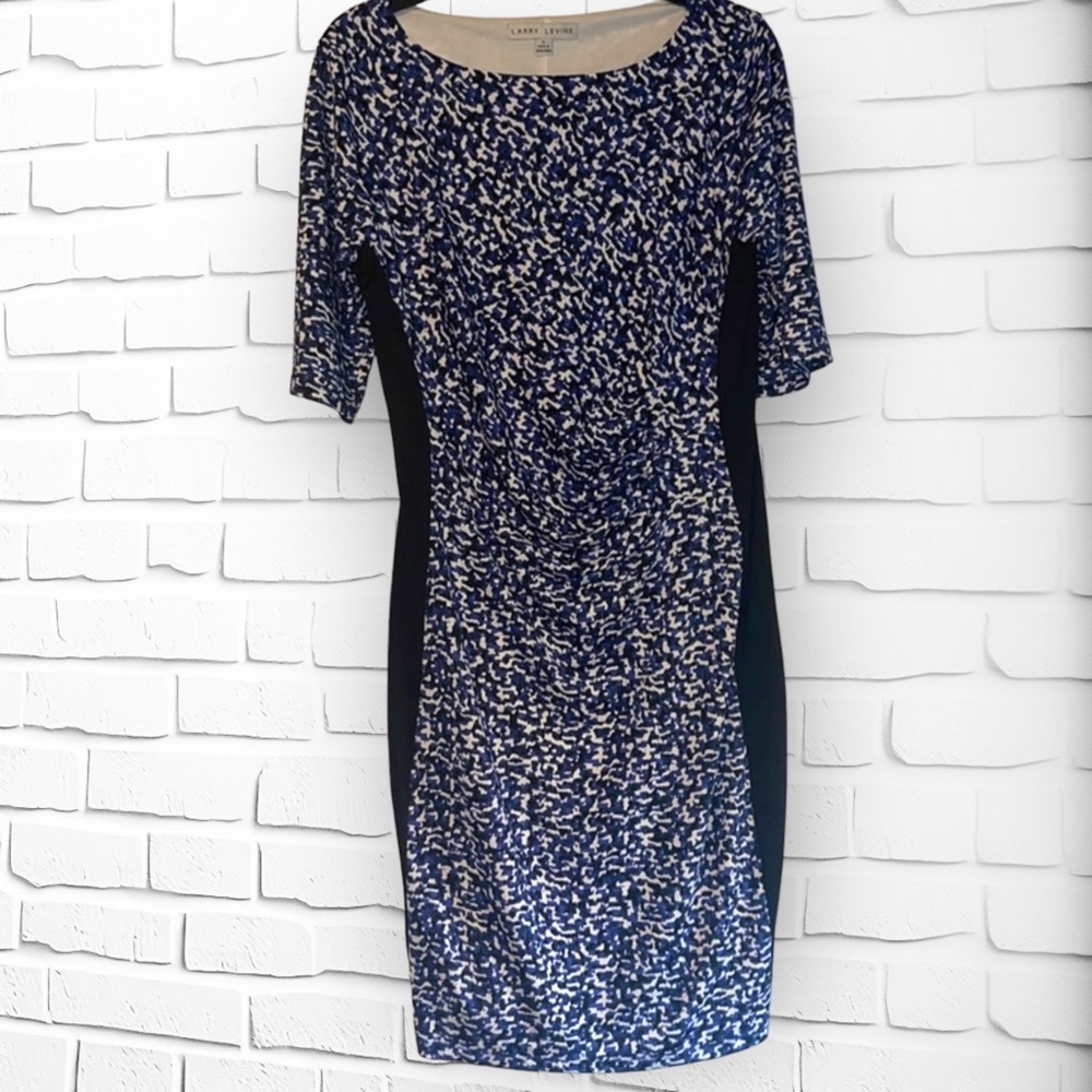 Larry Levine Blue Dress Size M